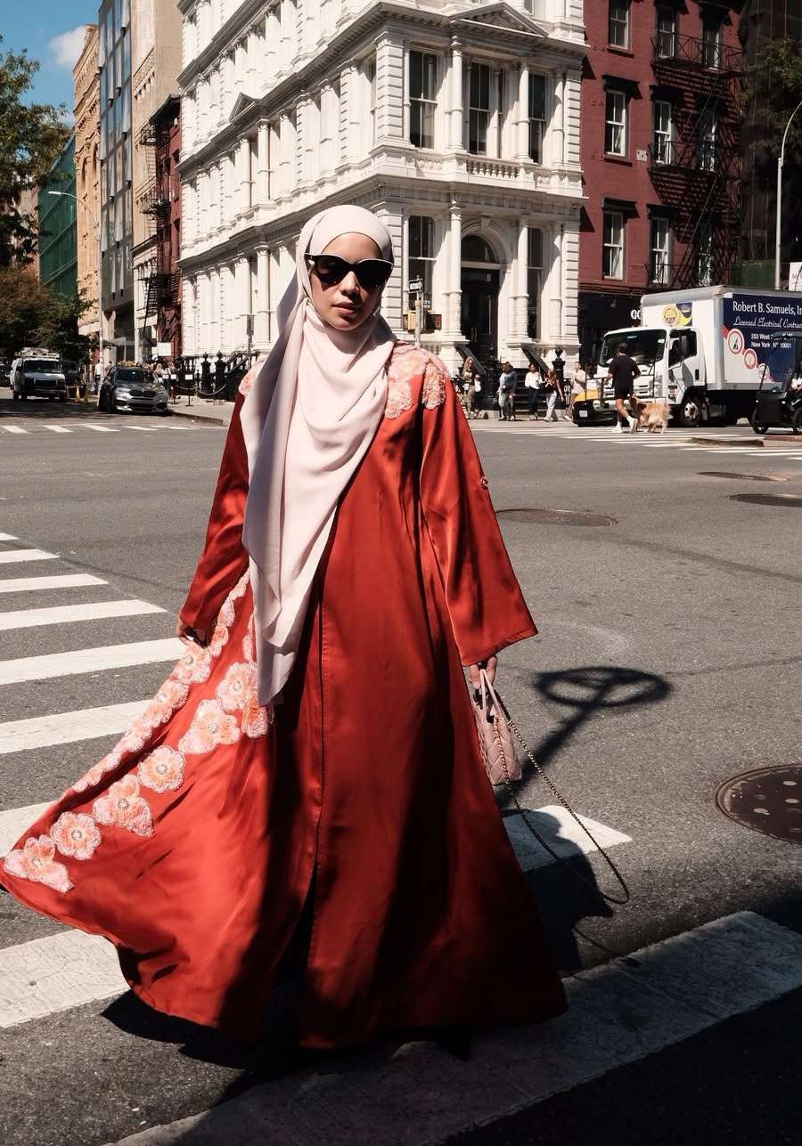 Zoya from the Zafira Abaya NYFW 2026 collection