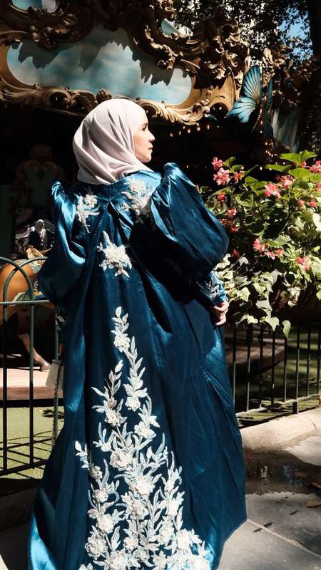 Salsabil from the Zafira Abaya NYFW 2026 collection