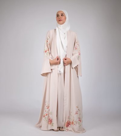 Dreamy Blush Abaya