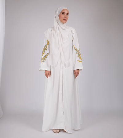 Yellow Iris Abaya